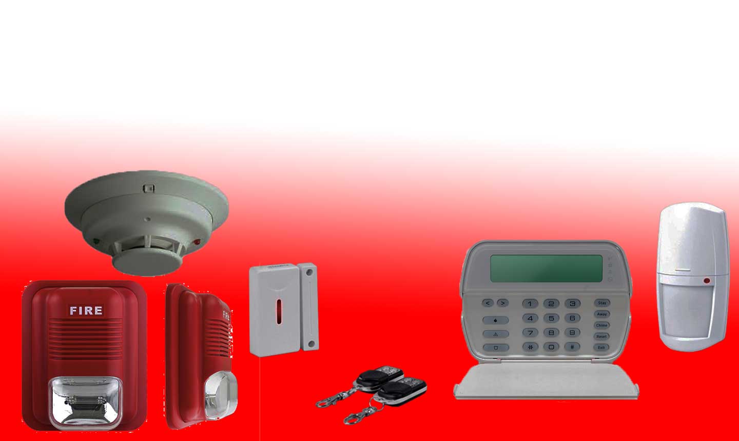 Equipos de alarma conectados a la central